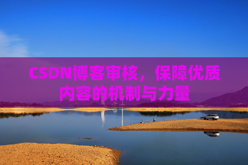 CSDN博客审核，保障优质内容的机制与力量